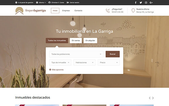 Proyecto FinquesLaGarriga